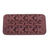 GlobalHouse Kitchen Durable Silicone Cookie Jelly Candy Chocolate Ice Cube Cake Mold Tray, Funny DIY Dessert Baking...
