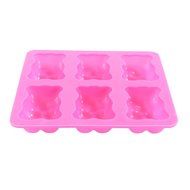 GlobalHouse Kitchen Durable Silicone Cookie Jelly Candy Chocolate Ice Cube Cake Mold Tray, Funny DIY Dessert Baking... N10