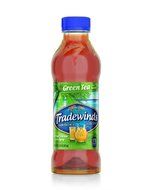 Tradewinds Slow Brewed Iced Tea, Green Tea 18.5-ounce plastic bottles (Pack of 12)