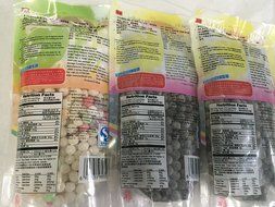 3 Packs Total of BOBA Tapioca Pearl "Bubble Tea Ingredients", 2 packs of (Black), Plus 1 Pack of (Color) Pearl... N2