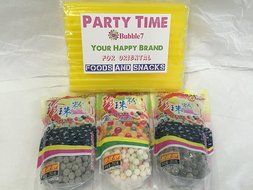 3 Packs Total of BOBA Tapioca Pearl "Bubble Tea Ingredients", 2 packs of (Black), Plus 1 Pack of (Color) Pearl... N4