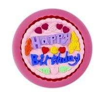 SHINA Birthday Party Fondant Soap SugarCraft Cake Cookie Decorating Silicone Mold 138