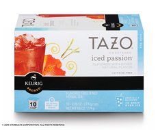 Tazo Sweetened Passion Iced Tea, K-Cup for Keurig Brewers, 60 Count N2
