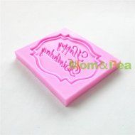 Mom&amp;pea 0636 Happy Birthday Shaped Silicone Mould for Fondant Cake Sugar Paste Cake Decoration 3d Cake Toppers... N4