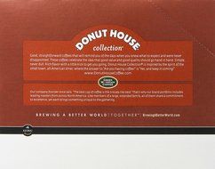 Donut House Collection Coffee, Cinnamon Roll, K-Cup Portion Count for Keurig K-Cup Brewers, 24-Count N7