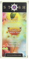 Stash Tea Lemon Ginger Herbal Tea, 30 Count Tea Bags in Foil (Pack of 6) N49