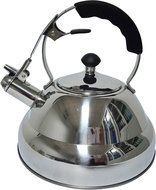 Vescoware Premium Whistling Tea Kettle, Rust Resistant Stainless Steel Teapot - 3.2-Qt