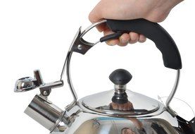 Vescoware Premium Whistling Tea Kettle, Rust Resistant Stainless Steel Teapot - 3.2-Qt N4