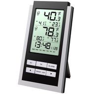 Oria Weather Station, Digital Indoor/Outdoor Temperature Wireless Thermometer with Remote Sensor &amp;Blue Backlight