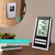 Oria Weather Station, Digital Indoor/Outdoor Temperature Wireless Thermometer with Remote Sensor &amp;Blue Backlight N3