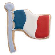 Flag Cookie and Fondant Cutter - Ann Clark - 4.4 Inches - US Tin Plated Steel N3