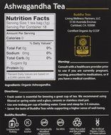 Ashwagandha Root Tea - Organic Herbs - 18 Bleach Free Tea Bags N2