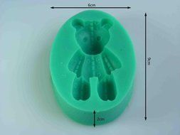 Cute Bear Shaped Chocolate Candy 3d Silicone Cake Mold Soap Mould Cartoon N2