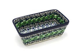 Polish Pottery Baker - Mini Loaf Pan - Kiwi