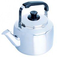 1 Liter Zebra Polished Mirror Finish Stainless Steel Canister Stovetop Teakettle Tea Kettle Teapot, Gas Electric...