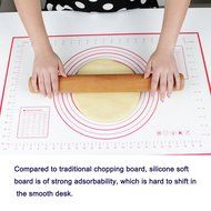 Lasten&reg; Silicone Mat Set, Beige Premium Silicone Baking Mat, Silicone Kneading Mat, Non Stick Heat Resistant,... N7