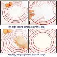 Lasten&reg; Silicone Mat Set, Beige Premium Silicone Baking Mat, Silicone Kneading Mat, Non Stick Heat Resistant,... N9