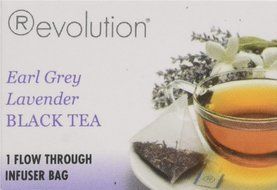 Revolution Tea Earl Grey Lavender Black Tea, 30 Count