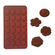 Mini Flowers Shape Chocolate Silicone Mold Baking Cake Decoration Mould