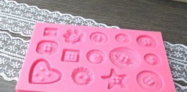 3D Mini Peony Fondant Mold Silicone Cake Chocolate Moulds N7