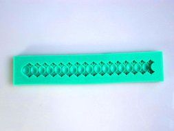 3d Silicone Fondant Cake Mold Pearl Zipper Modelling Chocolate Cake Decoration