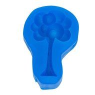First Impression Molds B250 Cartoon Tree 1 Silicone Cake Decorating Mold, Large, Blue