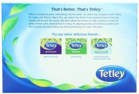 Tetley Black Tea, Classic Blend, 100-Count Tea Bags, 8 Ounce, (Pack of 6) N3