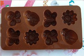 Flower &amp; Butterfly Shape Silicone Cake Mold Chocolate Fondant Tools Decoration Bakeware Cupcake Baking Molds (... N3