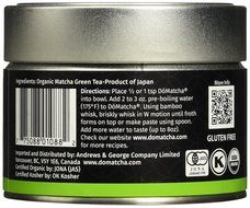 DōMatcha Green Tea, Organic Summer Harvest Matcha, 2.82oz Tin N2