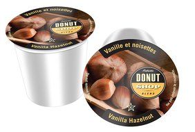 Authentic Donut Shop Blend Vanilla Hazelnut Single Cup Coffee for Keurig K-Cup Brewers, 24 Count N2