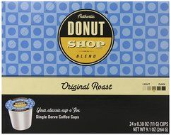 Authentic Donut Shop Blend Vanilla Hazelnut Single Cup Coffee for Keurig K-Cup Brewers, 24 Count N11