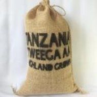 5-pounds - Tanzania Tweega AA - Unroasted Green Whole Coffee Beans - In a Burlap Bag - For Home Coffee Roasters...