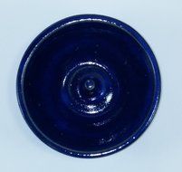 Aunt Chris' Pottery - Hand Made Clay - Individual Apple Baking and Serving Dish - With Molden-In - Fast Baking... N16