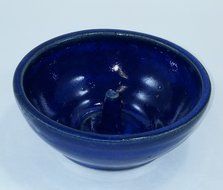 Aunt Chris' Pottery - Hand Made Clay - Individual Apple Baking and Serving Dish - With Molden-In - Fast Baking... N19