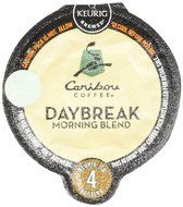 16 Count - Caribou Daybreak Morning Blend Vue Cup Coffee For Keurig Vue Brewers