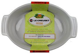 LE CREUSET 11" OVAL BAKING DISH (WHITE)