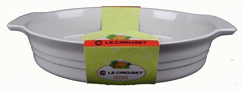 LE CREUSET 11" OVAL BAKING DISH (WHITE) N2