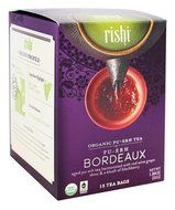 Rishi Tea Organic Pu-Erh Tea Bordeaux -- 15 Tea Bags