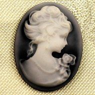 3 Cavities Belle Girl Lady Cabochon Cameo Food Grade Silicone Mold Chocolate Cake Decorating Mould For Polymer N2