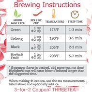 Pure Peppermint Leaf Tea 3 oz, By Higher Tea N5