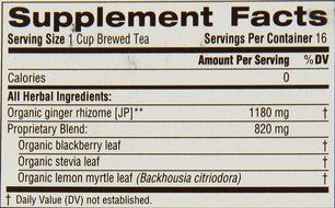 TRADITIONAL MEDICINALS HERB TEA,OG2,GINGER AID, 16 BAG N5