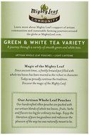 Mighty Leaf Tea Green Variety, 15 Count Whole Leaf Pouch, 1.32 oz (Packaging May vary) N3