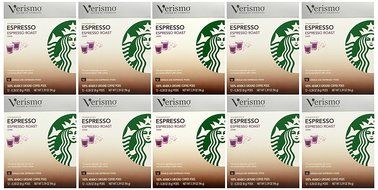 Starbucks Verismo Espresso Roast Espresso, 72 Pods N8