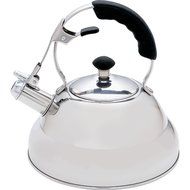Chef's Secret KTTKC Surgical Stainless Steel Tea Kettle with Copper Capsule Bottom, Mirror Finish, 2.75 Quarts N2