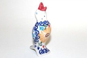 Polish Pottery Butterfly Pie Bird