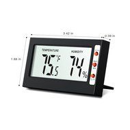 Oria Indoor Digital Thermometer Hygrometer Monitor - Temperature + Humidity Sensor with larger LCD Display, &deg;C... N5