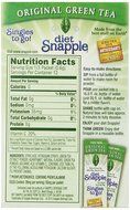 Diet Snapple Singles To Go Green Tea, 6-Count, Pack of 12 N3