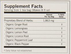 Yogi Teas Ginger, 16 Count (Pack of 6) N115