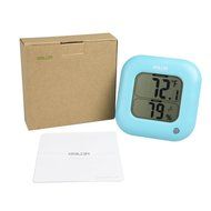 BALDR Square Thermometer and Hygrometer with Temperature Humidity Display Temperature Sensor (Blue) N4