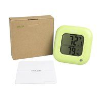 BALDR Square Thermometer and Hygrometer with Temperature Humidity Display Temperature Sensor (Blue) N10